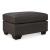 Belziani Leather Ottoman
