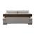 Niamey Fabric/Wood Loveseat