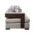 Niamey Fabric/Wood Living Room Set