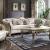 Dresden II PU/Fabric Tufted Sofa