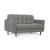 Radwan Leather Loveseat