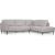 Tampa Leather L-Shaped Sectional Sofa w/Right Facing Chaise