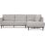 Tampa Leather L-Shaped Sectional Sofa w/Right Facing Chaise