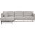 Tampa Leather L-Shaped Sectional Sofa w/Left Facing Chaise