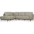 Tampa Leather L-Shaped Sectional Sofa w/Left Facing Chaise