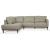 Tampa Leather L-Shaped Sectional Sofa w/Left Facing Chaise