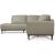 Tampa Leather L-Shaped Sectional Sofa w/Left Facing Chaise