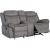 Zubaida Velvet Loveseat w/USB Dock & Console