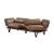 Narech Top Grain Leather Sofa w/ Swivel