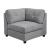 Claude Tufted Cushion Back Fabric Corner Chair