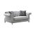 Frostine Button Tufted Velvet Loveseat