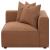 Jennifer Polyester Fabric Modular L-Shape Sectional Sofa w/Chaise, Composition 1