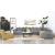 Jennifer Square Fabric Ottoman