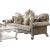 Picardy Fabric/Wood Sofa w/Pillows