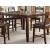 Mantello Transitional Square Wood Extendable Counter Height Table