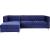 Sullivan Velvet L-Shaped Tufted Sectional Sofa w/Storage Chaise