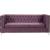 Rhett Velvet Tufted L-Shaped Sectional Sofa w/Left Facing Chaise