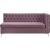 Rhett Velvet Tufted L-Shaped Sectional Sofa w/Left Facing Chaise