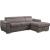 Haruko Fabric L-Shaped Storage Sleeper Sectional Sofa