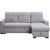 Amboise Fabric L-Shaped Reversible Storage Sleeper Sectional Sofa