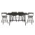 Appert Industrial Counter Height Dining Room Set