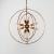 Cosmos Iron Chandelier