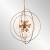 Cosmos Iron Large Chandelier