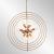 Cosmos Iron Chandelier