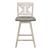 Amsonia Wood Swivel Counter Height Chair with Divided X-Back