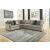 Bovarian 3-Piece Polyester L-Shaped Sectional Sofa