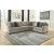 Bovarian 3-Piece Polyester L-Shaped Sectional Sofa