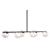 Keyoz Glass/Steel Ceiling Lamp