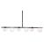 Keyoz Glass/Steel Ceiling Lamp