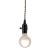 Molly Braided Nylon/Steel Ceiling Lamp