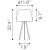 Mozzi Polyester/Steel Table Lamp