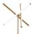 Garza Silicone/Steel Floor Lamp