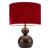 Shobu Steel Table Lamp Red