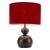 Shobu Steel Table Lamp Red