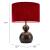 Shobu Steel Table Lamp Red