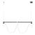 Adder Flexible Silicone/Steel LED Ceiling Lamp