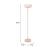 Munk PVC/Steel Floor Lamp