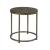 Leone Wood/Metal Round Nesting Coffee Table Set