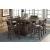 Oxton Rectangular Wood Extendable Counter Height Set with 2 Doors