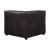Birdie Top Grain Leather Modular Sectional Unit Wedge