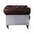 Aberdeen Vintage Top Grain Leather/Aluminum Loveseat