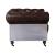 Aberdeen Vintage Top Grain Leather/Aluminum Accent Chair