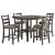 Sharon Transitional Counter Height Dining Room Set (Table + 4Chairs)
