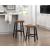 Caspian Wood 4-Piece Pack Counter Height Set