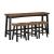 Caspian Wood 4-Piece Pack Counter Height Set