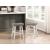 Caspian Wood 4-Piece Pack Counter Height Set